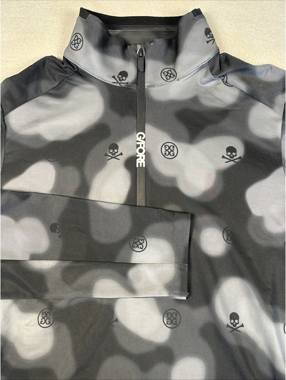 New Mens G/FORE GFORE BRUSHED BACK TECH QUARTER ZIP PULLOVER GMM000001 Size S